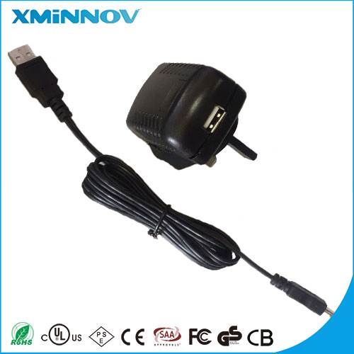 Customized Hot Sale High Quality  DC5V 2A USB Switching Power Supply Adapter BS